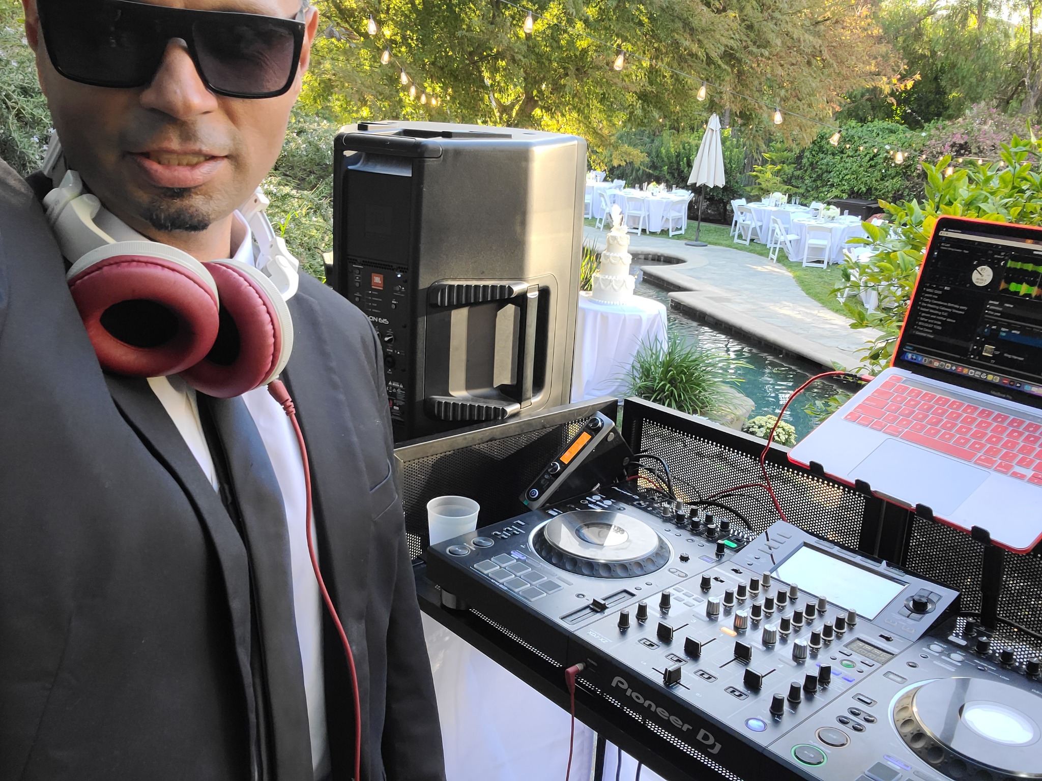 DJ Erik Niles setup at an event